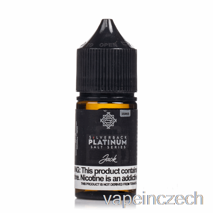 Jack - Silverback Platinum Series Salts - 30ml 25mg Vape Per
